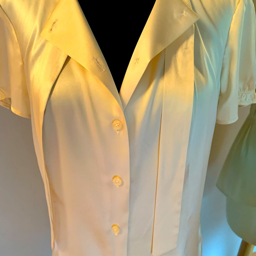 Elegant Cream Women's Top